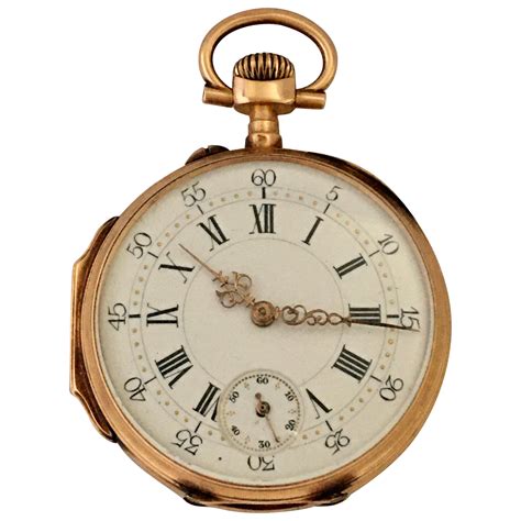 antique 14 carat gold pocket watch for sale at 1stdibs