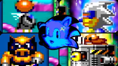 Sonic The Hedgehog 2 8 Bit All Bosses No Damage Youtube