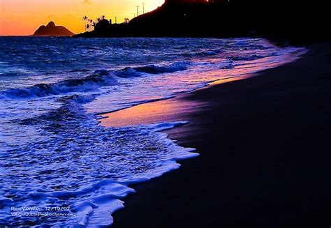 Sunrise Kailua Beach Oahu Hawaii Sand Castle Beach Sunset Sunri