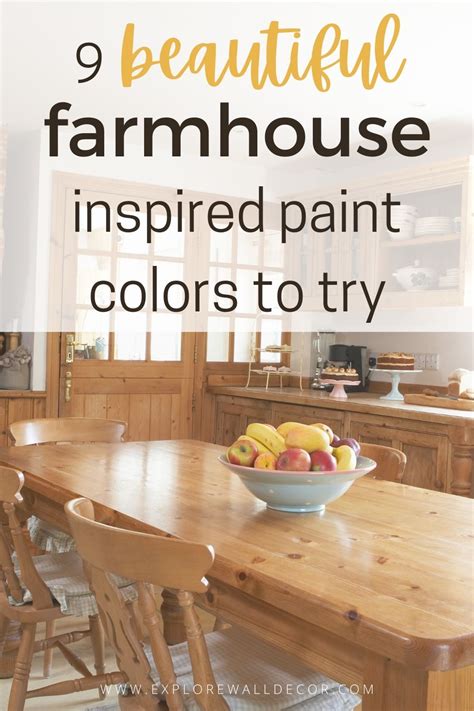 Sherwin Williams Complimentary Farmhouse Paint Color Palette Etsy