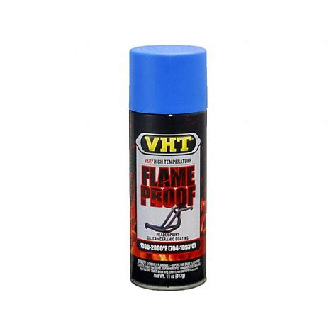 Vht Flameproof Coating Metalsteel Solvent Blue 11 Oz Container
