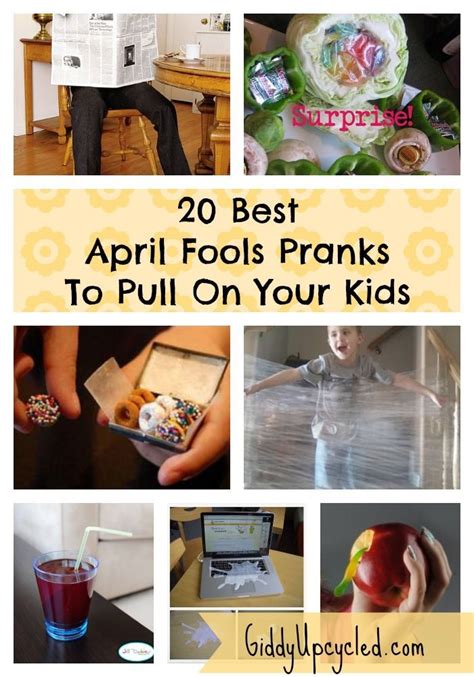 Then when your friend puts ice cubes in his drink he will see that it's over flowing. 20 Best April Fools Pranks To Pull On Your Kids | April ...