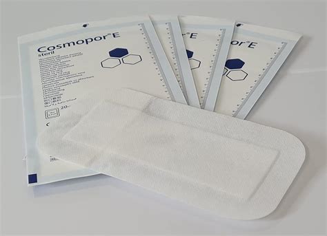 Large Adhesive Sterile Wound Dressings Pack Of 25 Suitable For