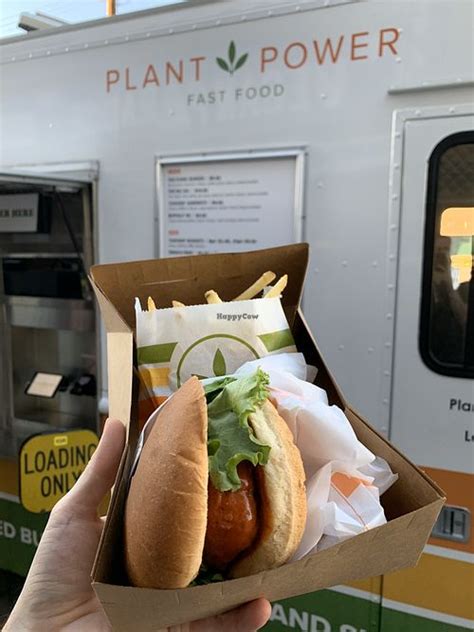 Plant Power Fast Food Los Angeles California Food Truck Happycow