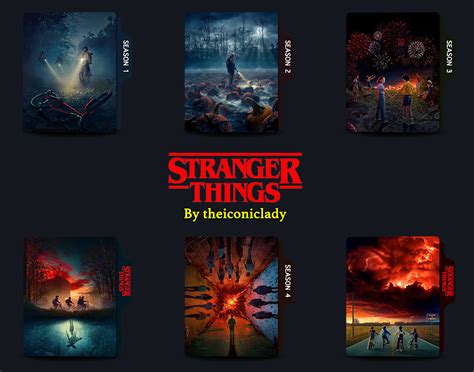 Stranger Things Folder Icons By Theiconiclady On Deviantart