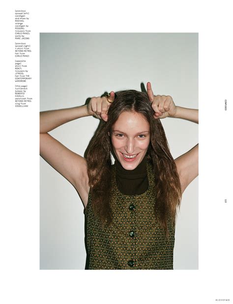 Reappear Here In Dazed Confused With Franzi Mueller Wearing Roberto