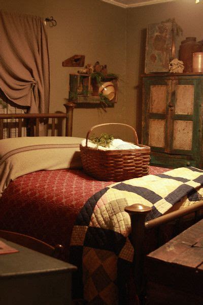 Small primitive bedroom #primitivedecor | dream house in 2019. Pin on Primitive Inspiration