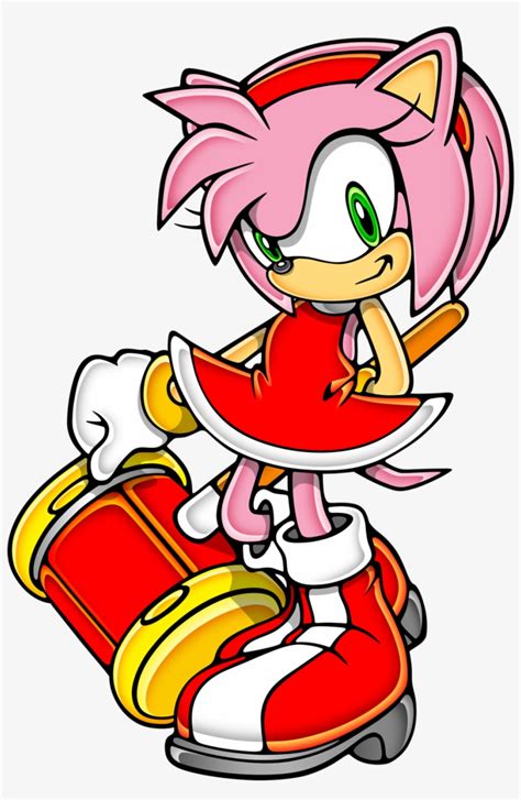 Amy Rose Amy Rose With Hammer Transparent Png 944x1392 Free