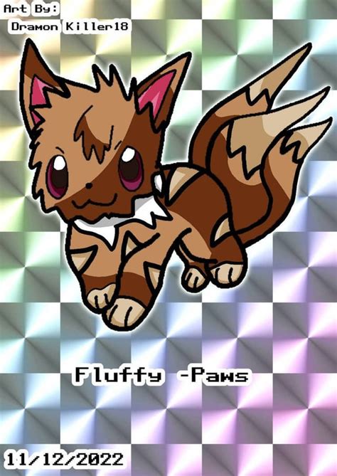 Fluffy Paws Eevee Past Paradox Form By Dramon18k On Deviantart 🌺🦊 R