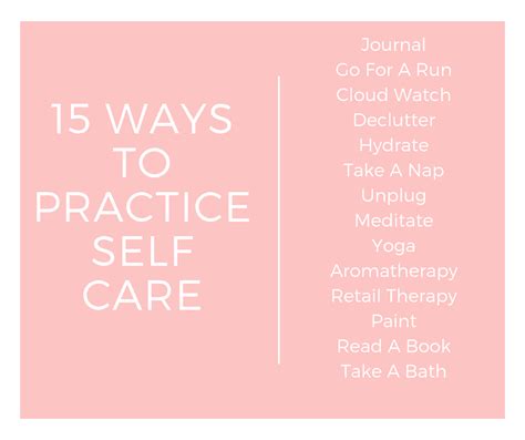 15 Ways To Practice Self Care Feel Pretty With Pri