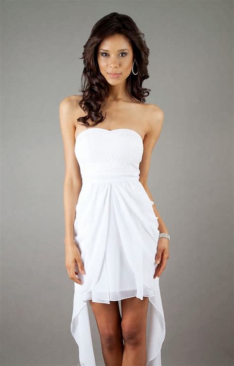 White Dress Pictures Strapless White Summer Dresses For Women