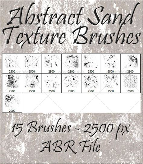 Abstract Sand Texture Brushes Sand Textures Abstract Brush