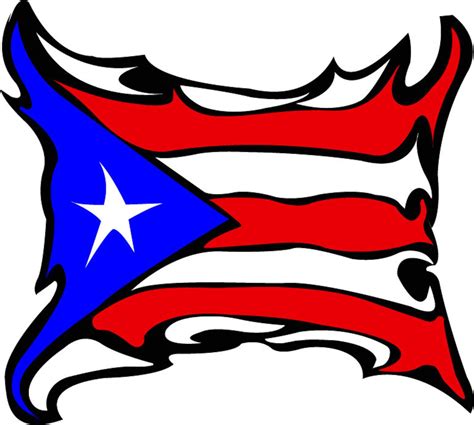 Puerto Rican Flag Decal