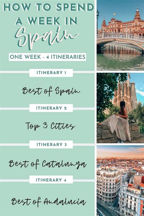 One Week In Spain Itinerary For Culture And History Lovers Spain