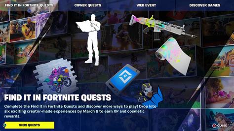 All Find It In Fortnite Quests And Rewards Pro Game Guides