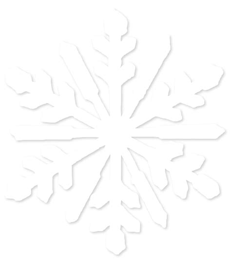 Free White Snowflake Transparent Background Download Free White