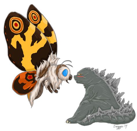 Godzilla X Mothra By Dreaming Lullabies On Deviantart