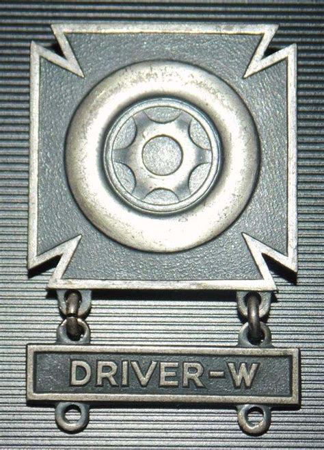 Motor Vehicle Badge Driver And Mechanic Badge Made By Josten´s