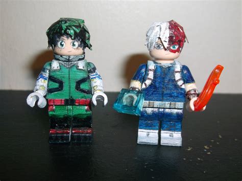 Lego My Hero Academia Midoriya And Todoroki By Tommyskywalker11 On