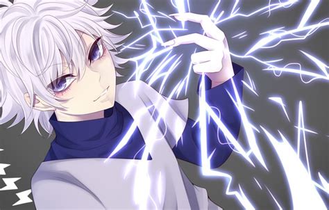 Wallpaper Anime Art Electricity Hunter X Hunter Killua