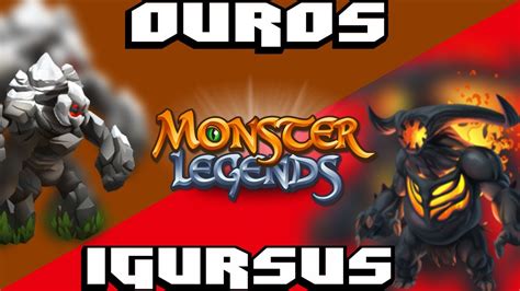 Monster Legends Comparison Series Ouros VS Igursus Episode 8