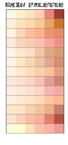 Km Designs Rgb Color Chart Skin Color Palette Color Palette