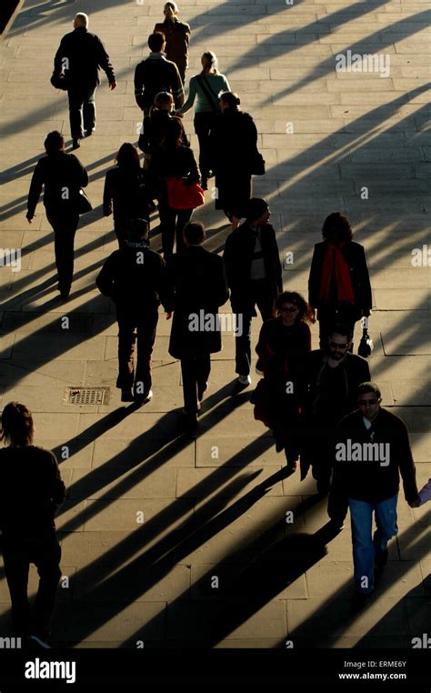 Commuters Returning Home After Work Stock Photo Alamy