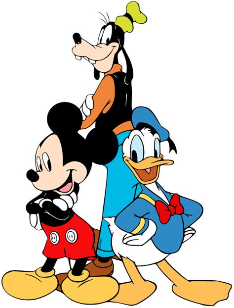 Mickey Donald And Goofy Clip Art Images Disney Clip Art Galore