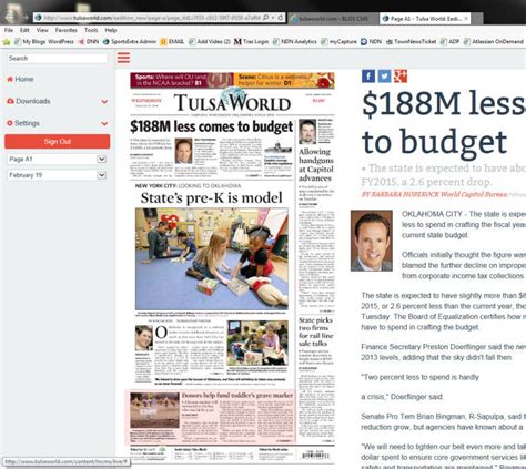 New Tulsa World E Edition Allows You To Download The Paper And Read