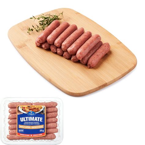 Maple Lodge Farms Ultimate Maple Flavour Chicken Breakfast Sausages