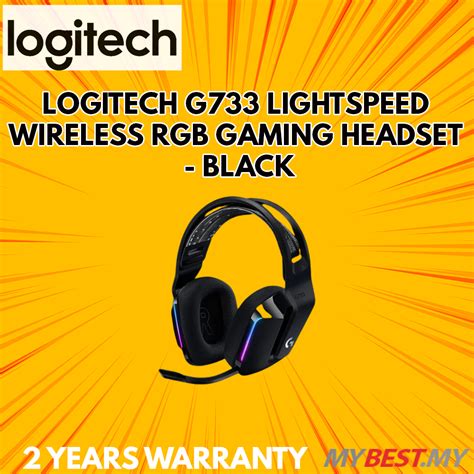 Logitech G Lightspeed Wireless Rgb Gaming Headset Black