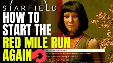 STARFIELD How To Start Another Red Mile Run BECOME THE RED MILE