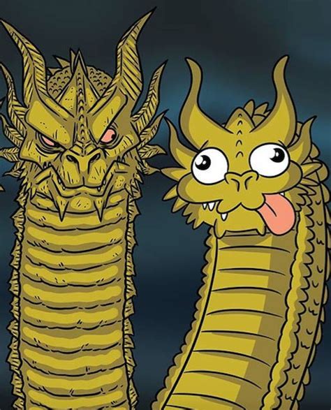Create Comics Meme Drawn Character Dragons Three Headed Dragon Meme