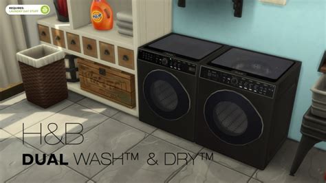 Dualwash Dualdry By Littledica At Mod The Sims Sims 4
