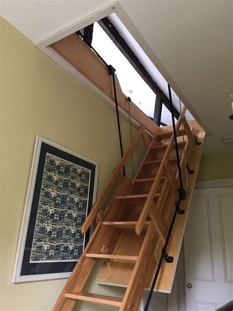 Loft Centre Windsor Electric Sliding Wooden Stairway Loft Ladder