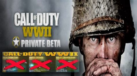 Call Of Duty Ww2 Multiplayer Private Beta Supply Drop Free Cod Wwii