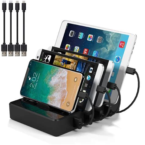 Buy Mstjry Usb Charging Station For Multiple Devices Organizer 6 Port