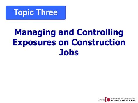 Ppt Health And Safety Aspects Of The Construction Industry Powerpoint