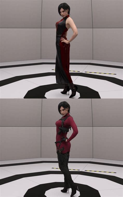 Ada Wong For G8f And G81f Plus Ada Wong Agent Outfit Daz3d下载站