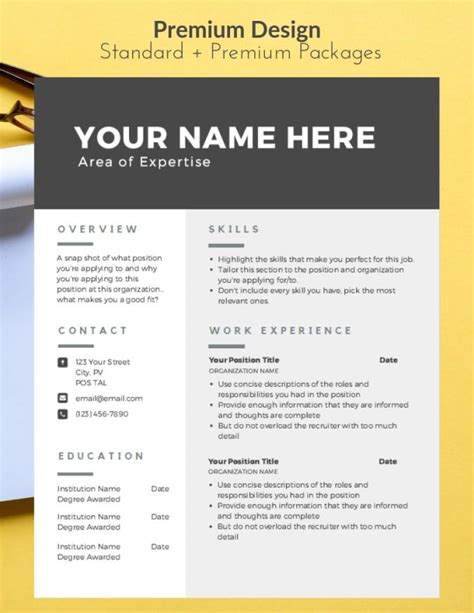 Professional Edit And Design Of Your Resume Stand Out From The Crowd