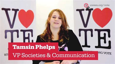 Tamsin Phelps Candidate For Vp Societies And Communication Uwesu Elections 2014 Youtube