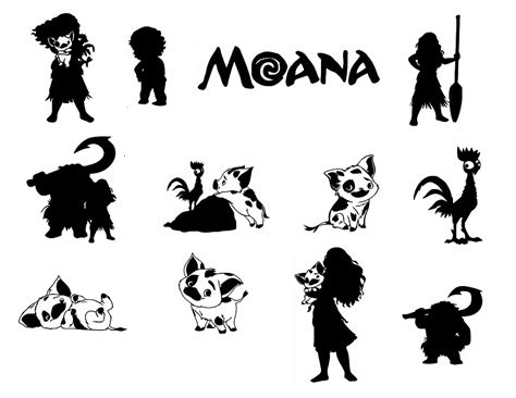 Download digitalfil: Moana svg,cut files,silhouette clipart,vinyl files,vector digital,svg file,svg cut ...