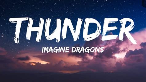 Imagine Dragons Thunder Lyrics Youtube