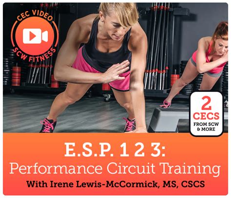 CEC Video Course ESP Performance Circuit Training SCW Fitness