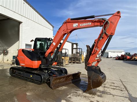 Buy Used Kubota Kx080 4r3a Excavator With Cab Heat And Ac Coleman