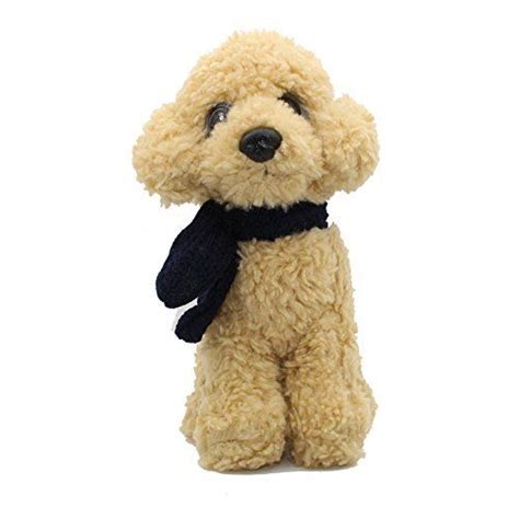 Vintoys Poodle Plush Puppies Stuffed Animals Dogs Plush Toy With Scarf
