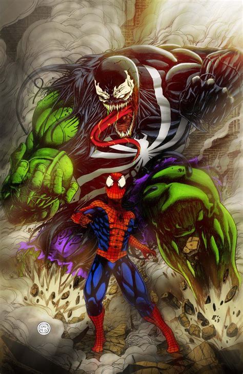 Venom Spiderman Hulk Hulk Spiderman Venom Spiderman Hulk Comic