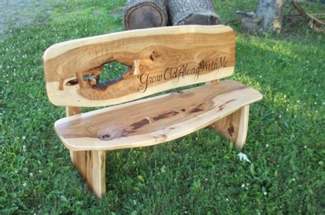There are 1165 anniversary bench for sale on etsy, and they cost 87,31 $ on average. Custom Hickory Live edge Anniversary Bench "Grow Old Along ...