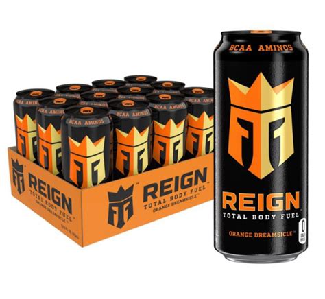 Buy 12 Cans Reign Total Body Fuel Energy Drink Orange Dreamsicle 16