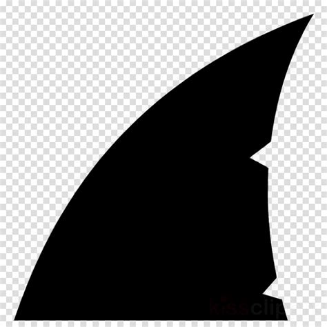 Shark Fin Clipart Black And White